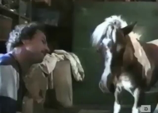 Spread the cheeks to let the pony inside, fucker