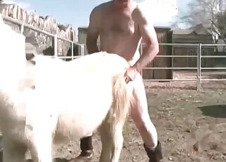 Hardcore fucking with farm animals - pony animal sex